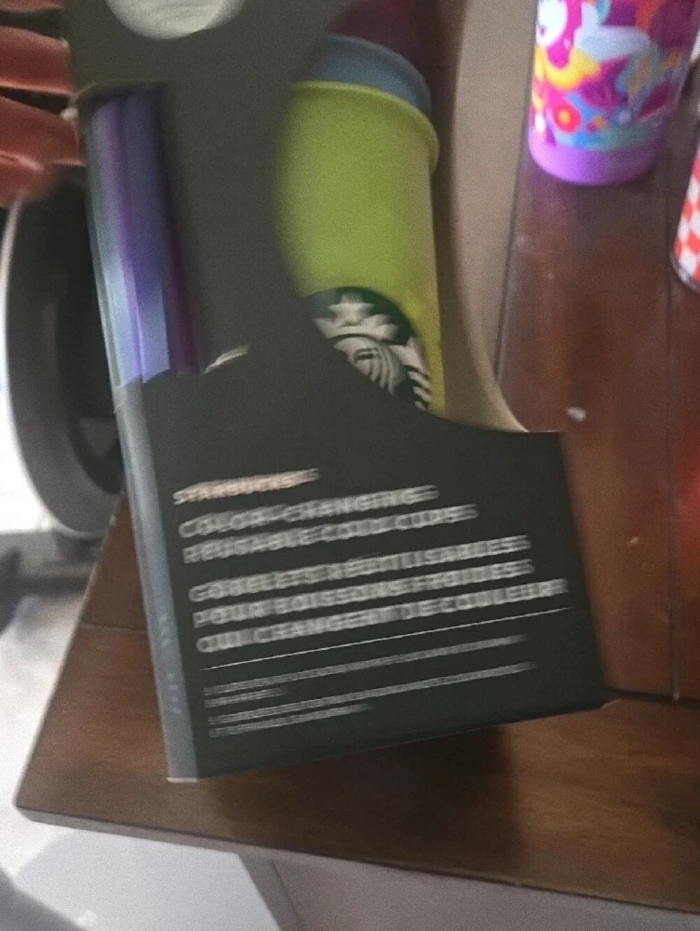 Starbucks Green Color-Changing Reusable Cold Cup Set